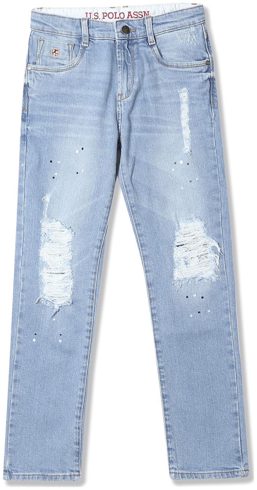 

Boys Slim Fit Distressed Jeans