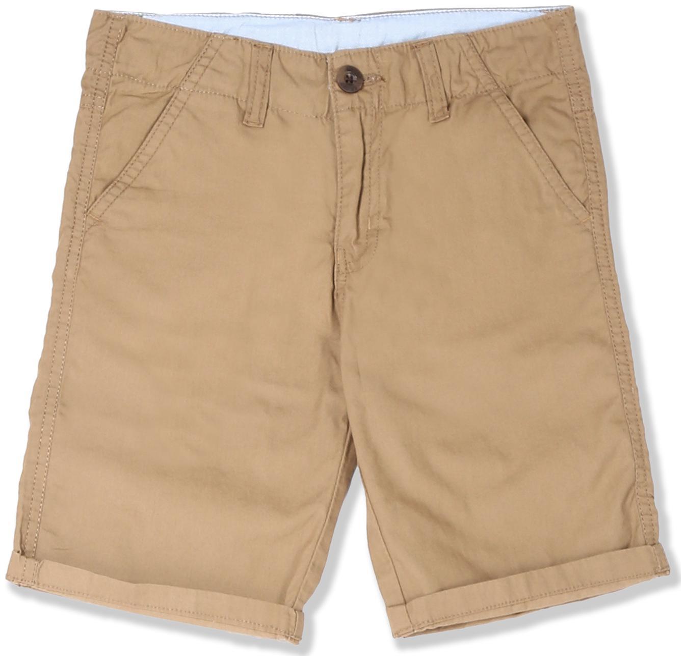 

Boys Solid Cotton Shorts