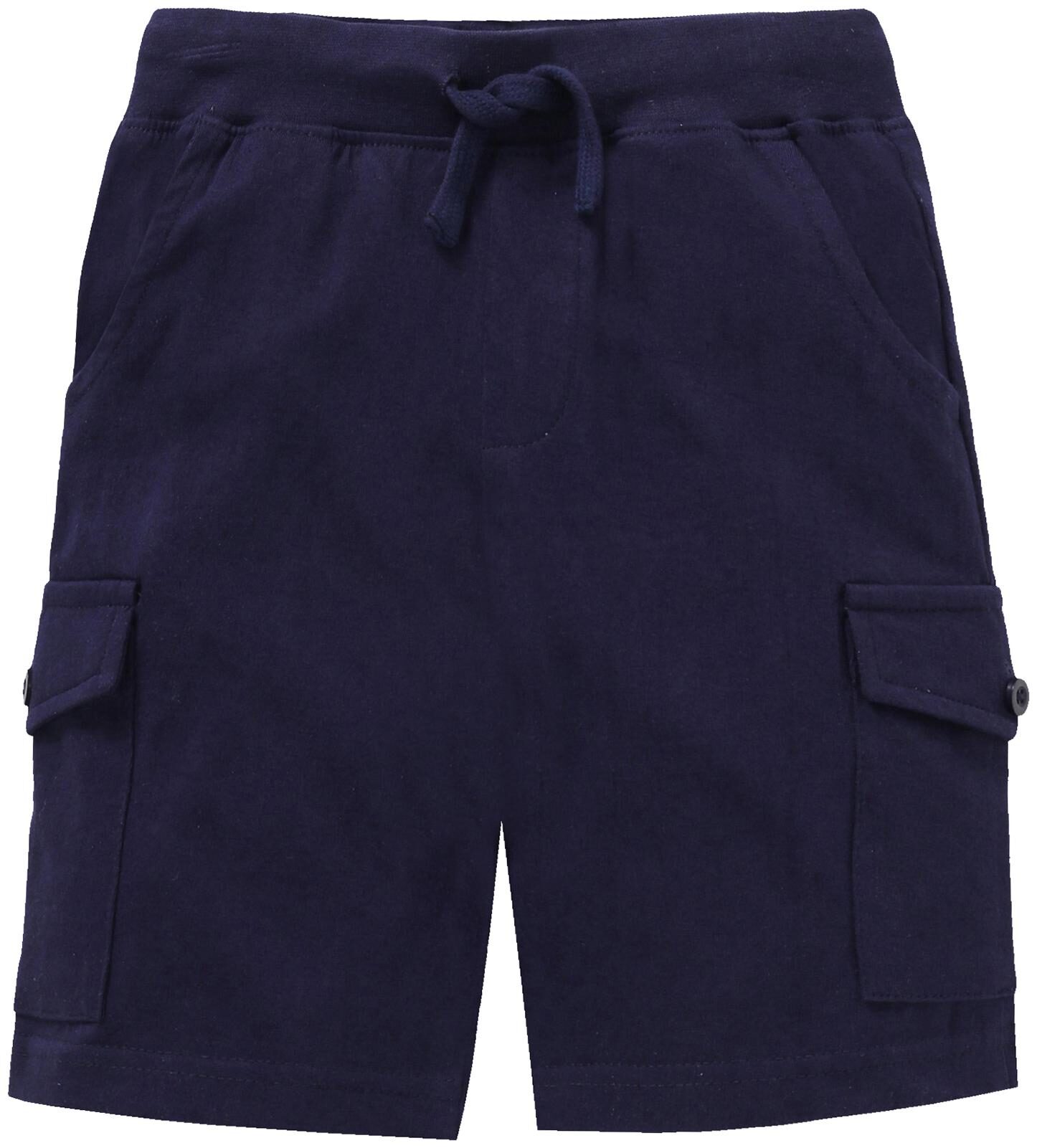 

KiddoPanti Boy Solid Shorts 3 4ths - Blue