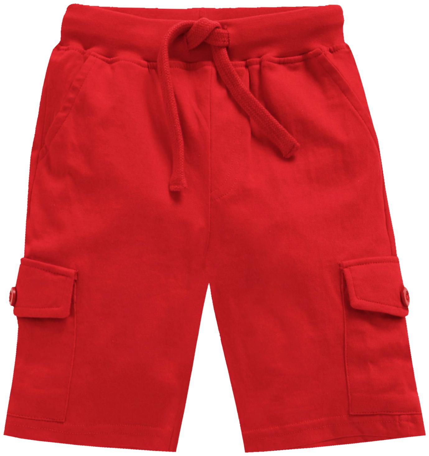 

KiddoPanti Boy Solid Shorts 3 4ths - Red