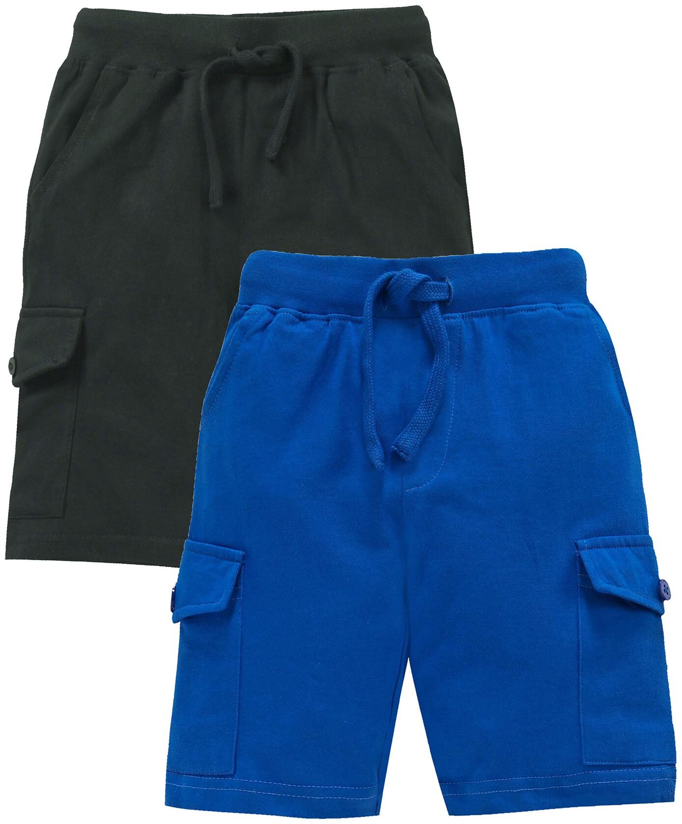

KiddoPanti Boy Solid Shorts 3 4ths - Grey Blue