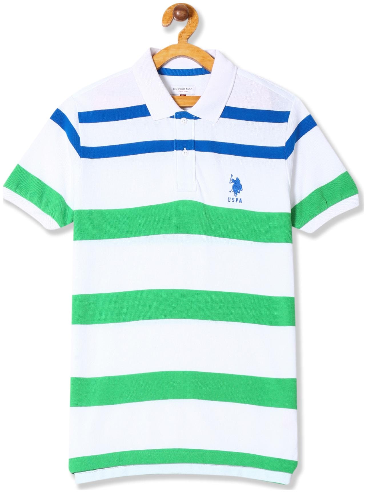 

U S Polo Assn Boy Cotton Striped T-shirt - Multi