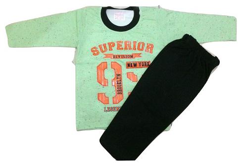 

Pratishtha Creations Baby boy Top bottom set - Green