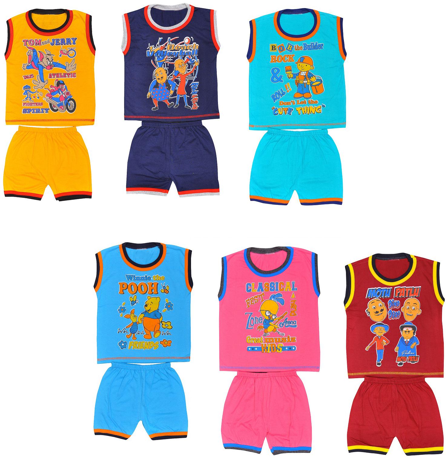 

MRB Cotton Printed Top Bottom Set - Multi