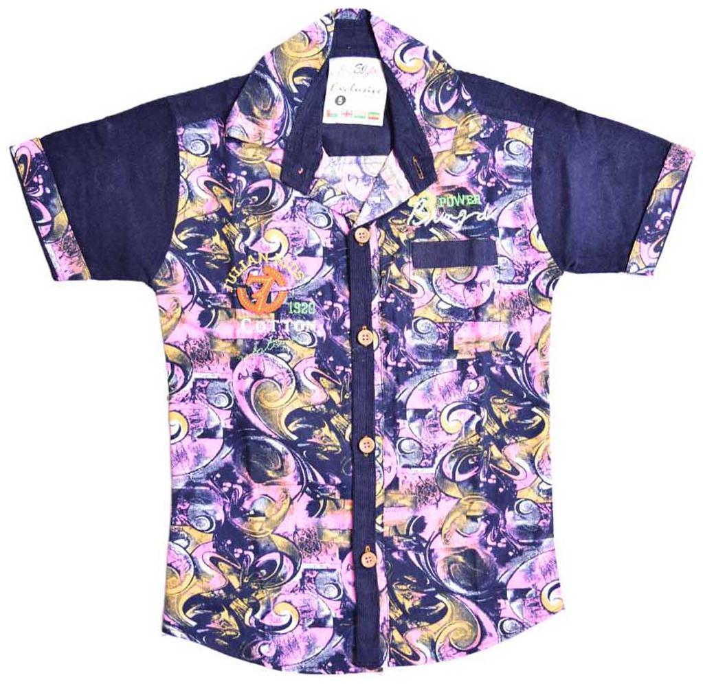 

British Terminal Purple Printed Shirt (5 Years)