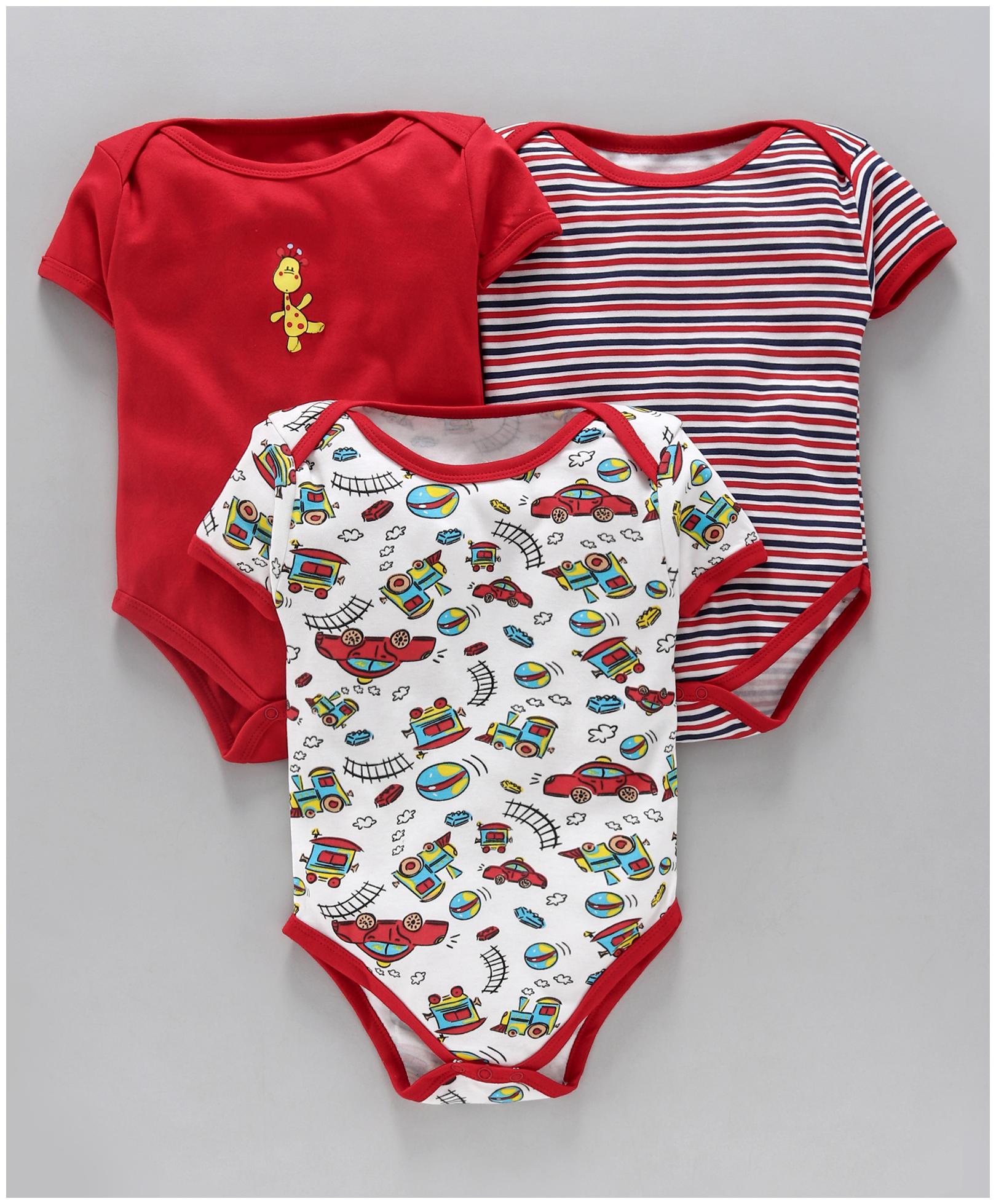 

BUMZEE Unisex Knitted Printed Body suit - Multi