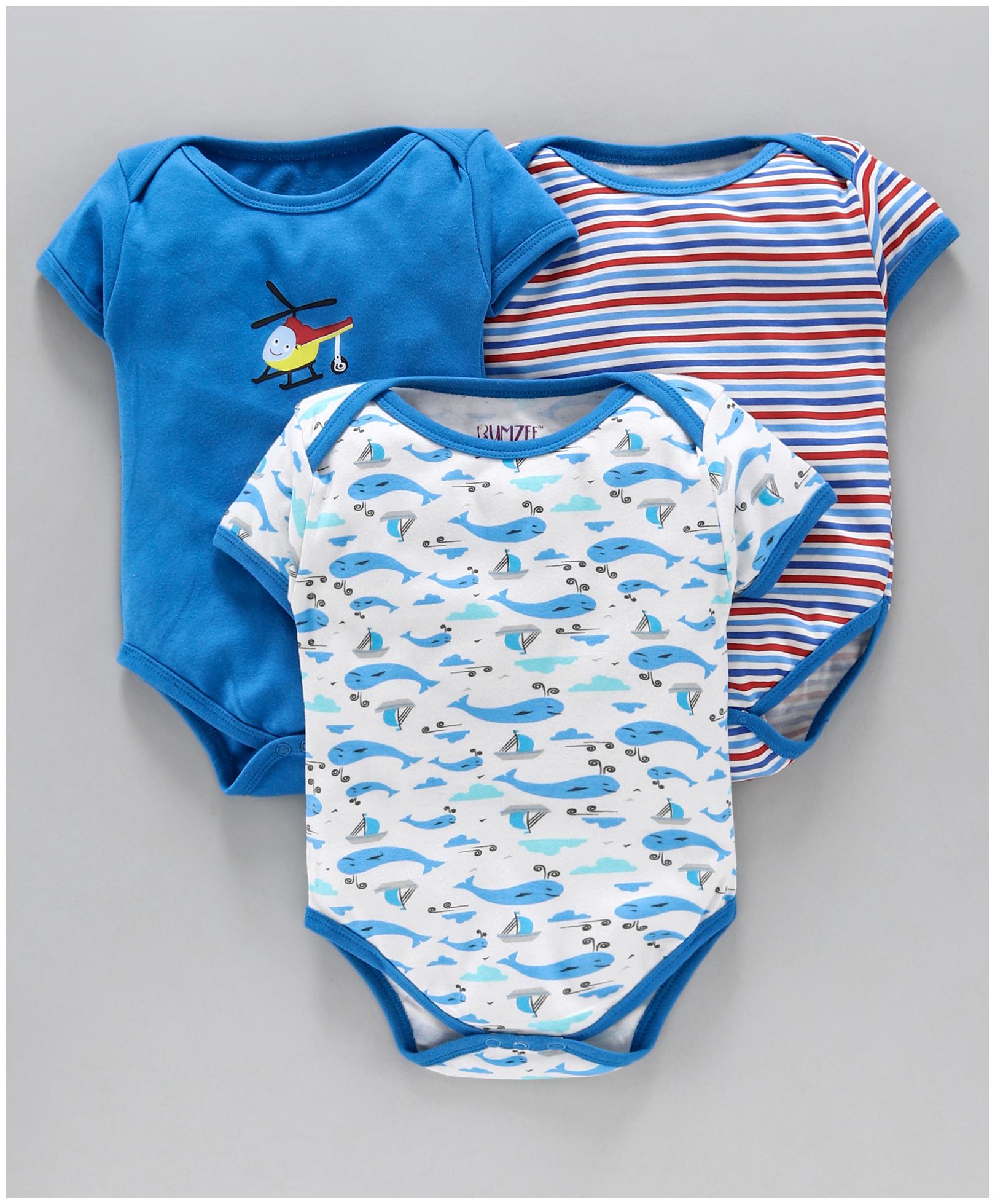 

BUMZEE Unisex Knitted Printed Body suit - Multi