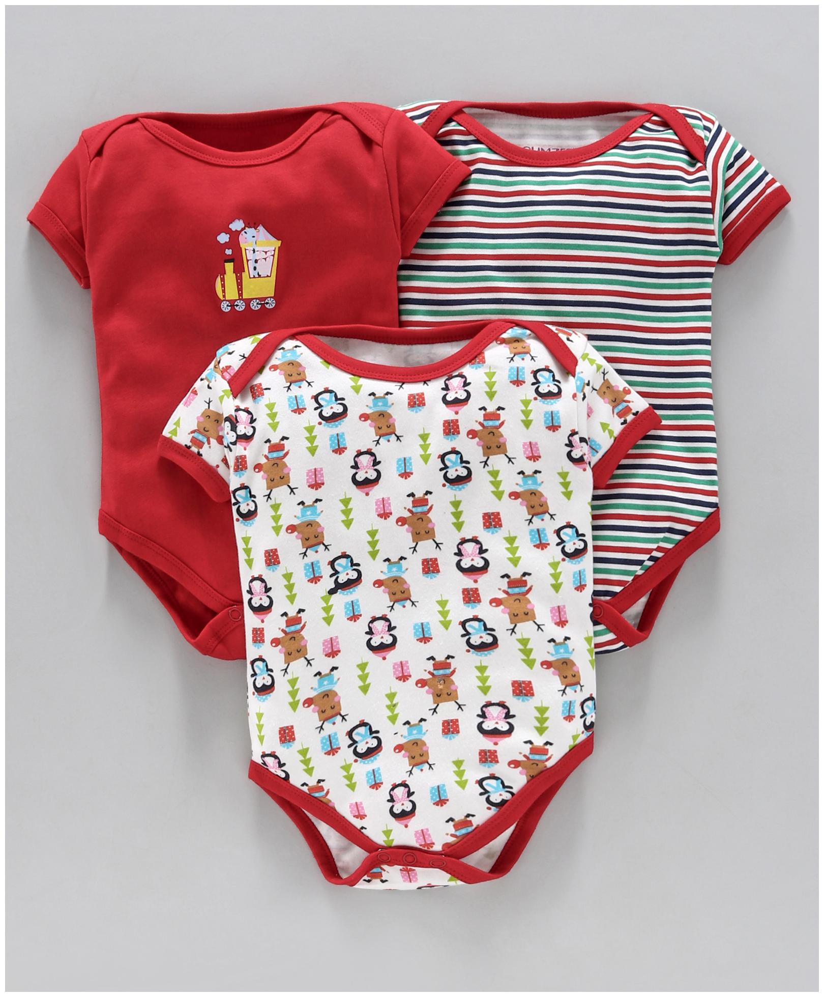 

BUMZEE Unisex Knitted Printed Body suit - Multi