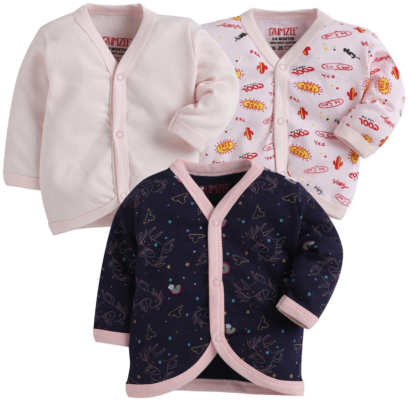 

BUMZEE Knitted Printed T shirt for Unisex Infants - Multi