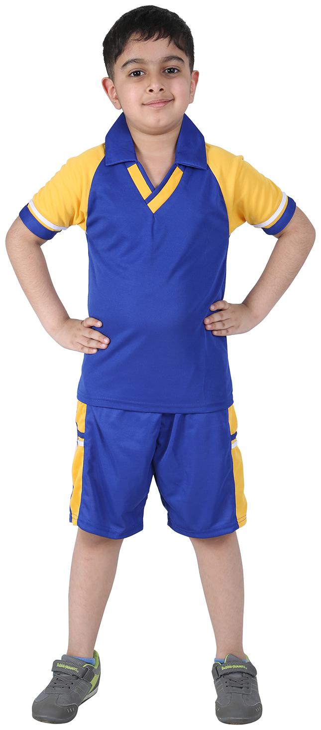 

BURDY Polyester Solid Top Bottom Set - Blue