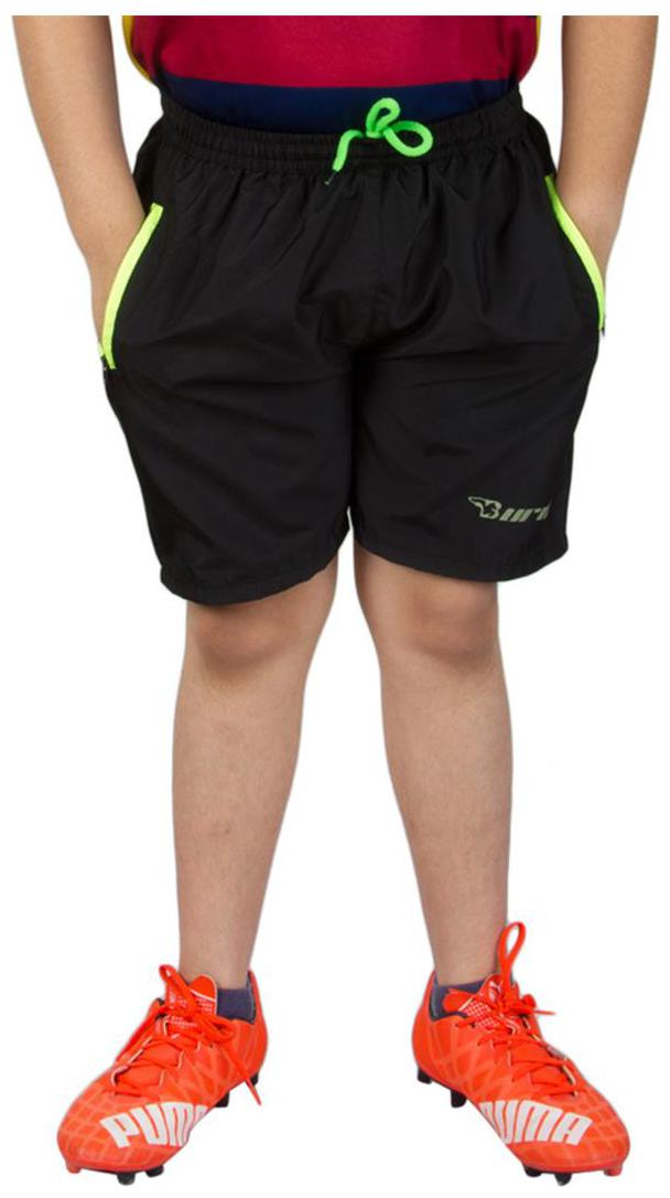 

BURDY Solid Boy s Black Sports Shorts