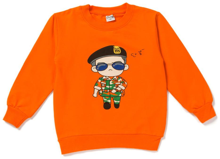 

Camey Boy Cotton Printed T-shirt - Orange