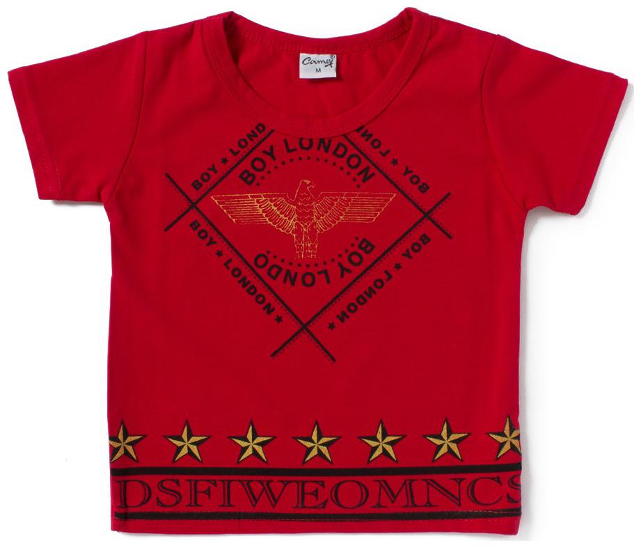 

Camey Boy Cotton Printed T-shirt - Red