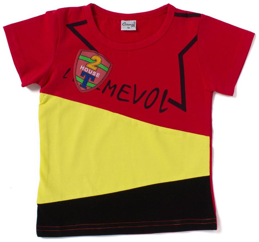 

Camey Boy Cotton Printed T-shirt - Red