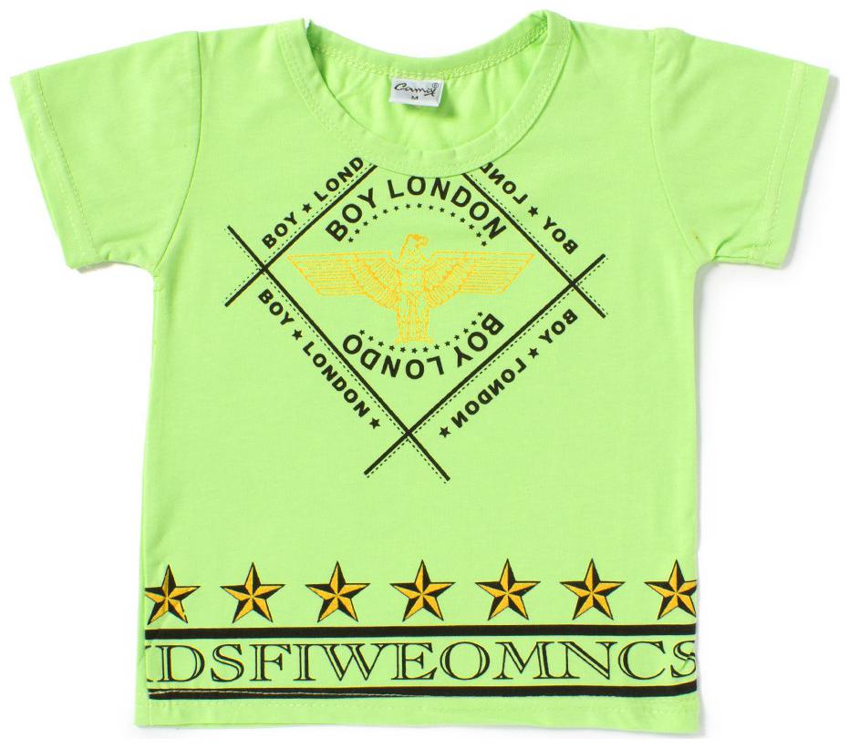 

Camey Boy Cotton Printed T-shirt - Green
