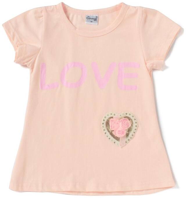 Camey Half Sleeve Girls Tshirt