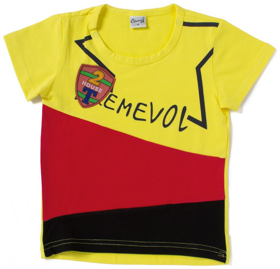 

Camey Boy Cotton Printed T-shirt - Yellow