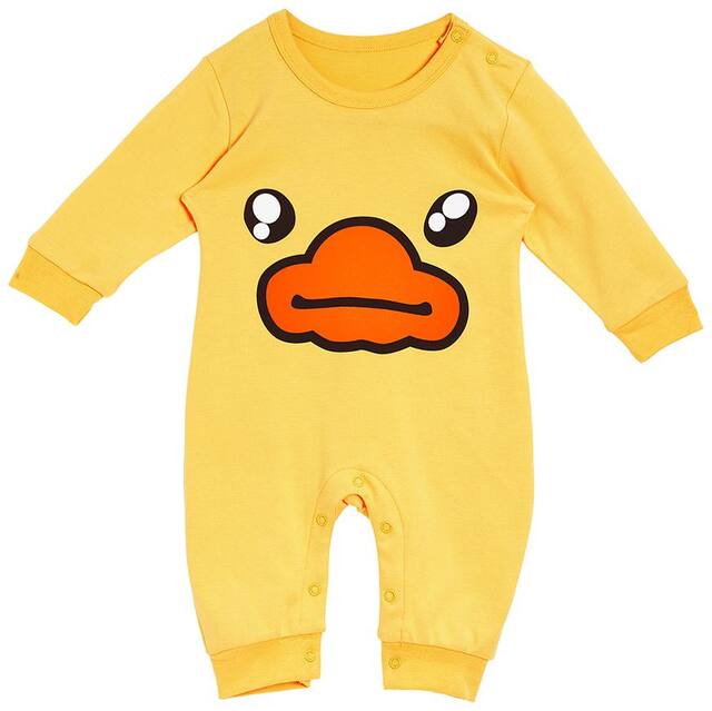 Camey Baby girl Cotton Printed Body suit - Yellow