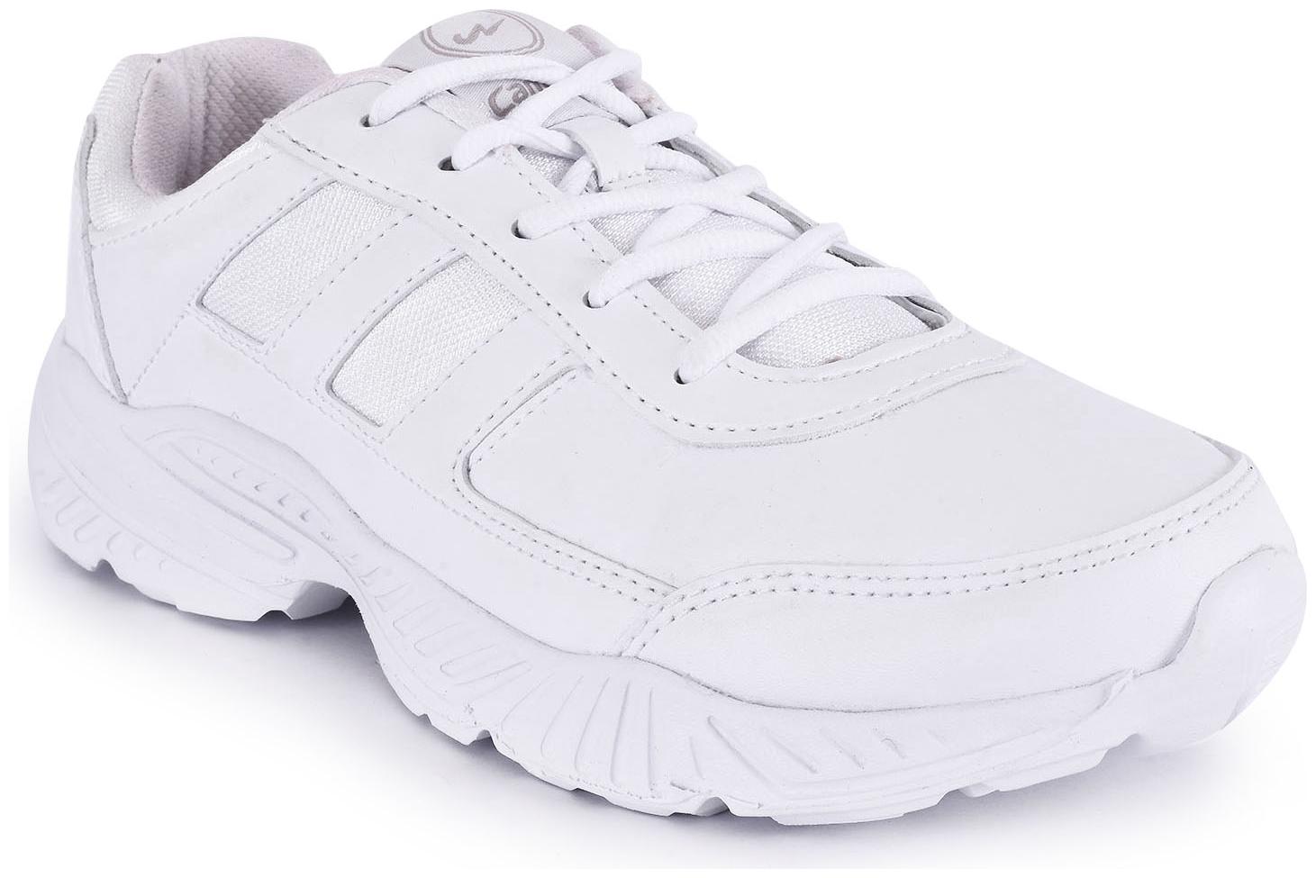 

Campus White Boys School Shoes