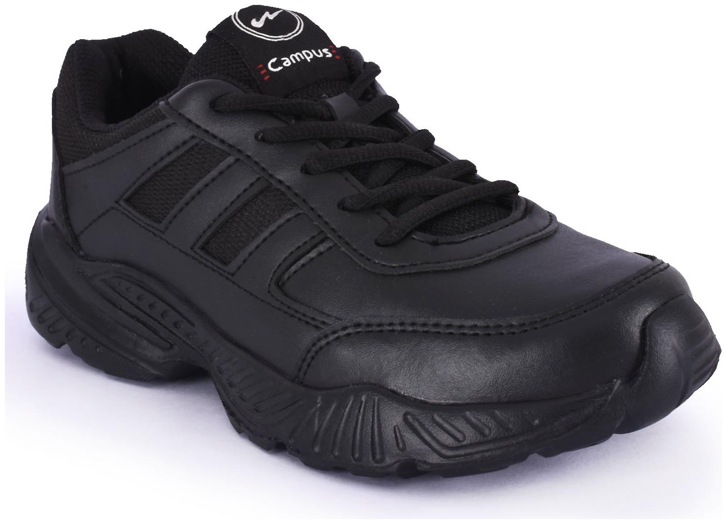 

Campus Black Boys School Shoes