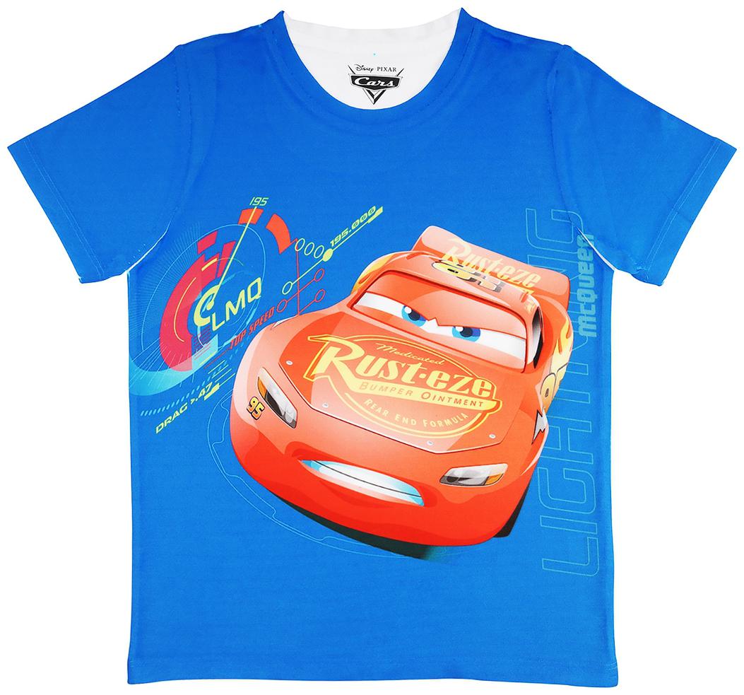 

Cars Boy Polyester Printed T-shirt - Blue