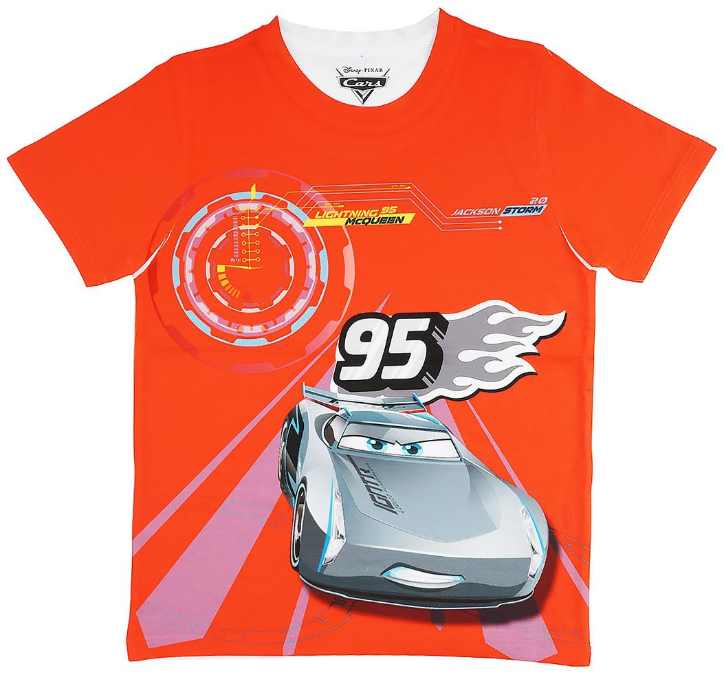 

Cars Boy Polyester Printed T-shirt - Red