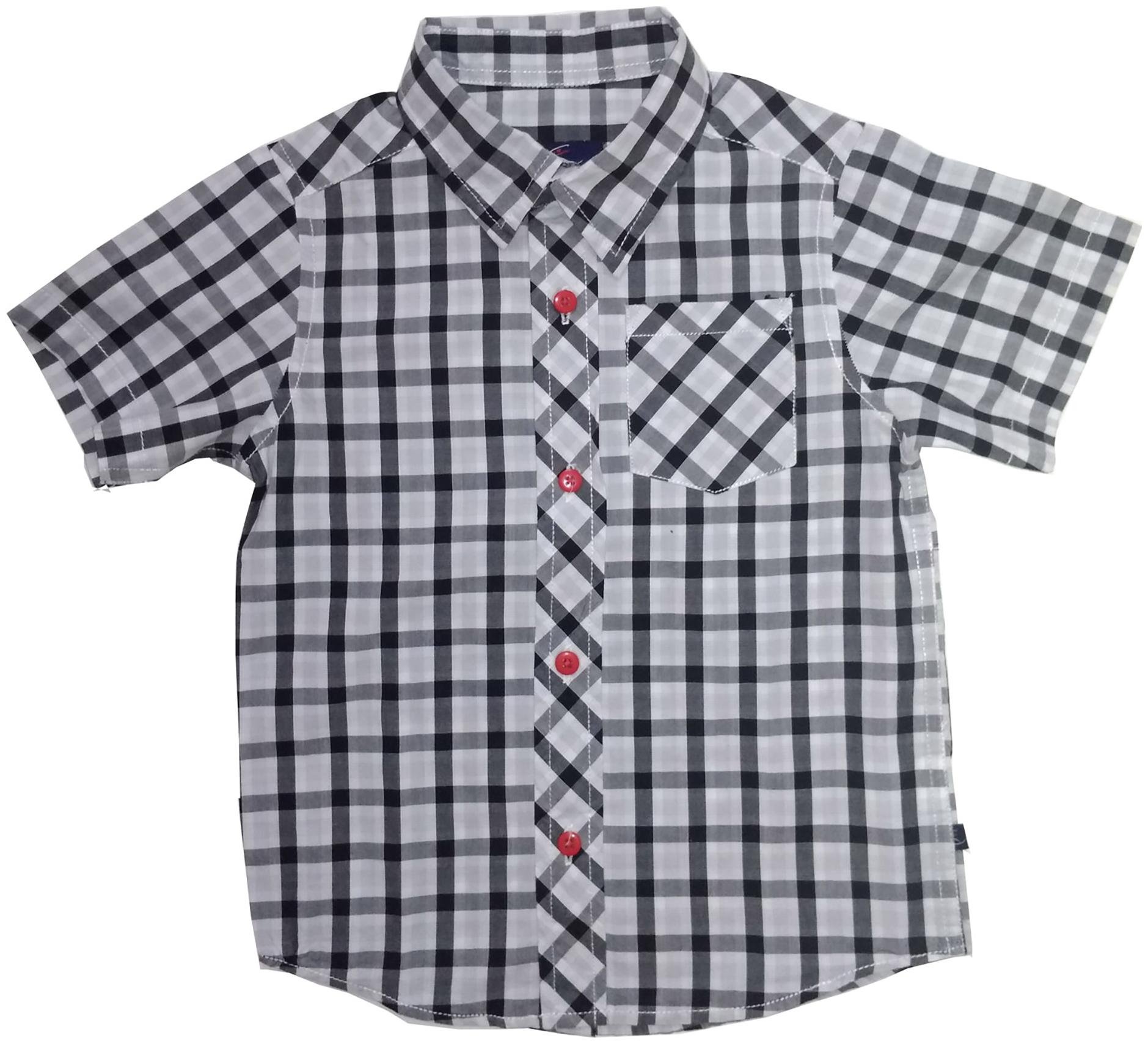 

KiddoPanti Boy Cotton Printed Shirt Grey