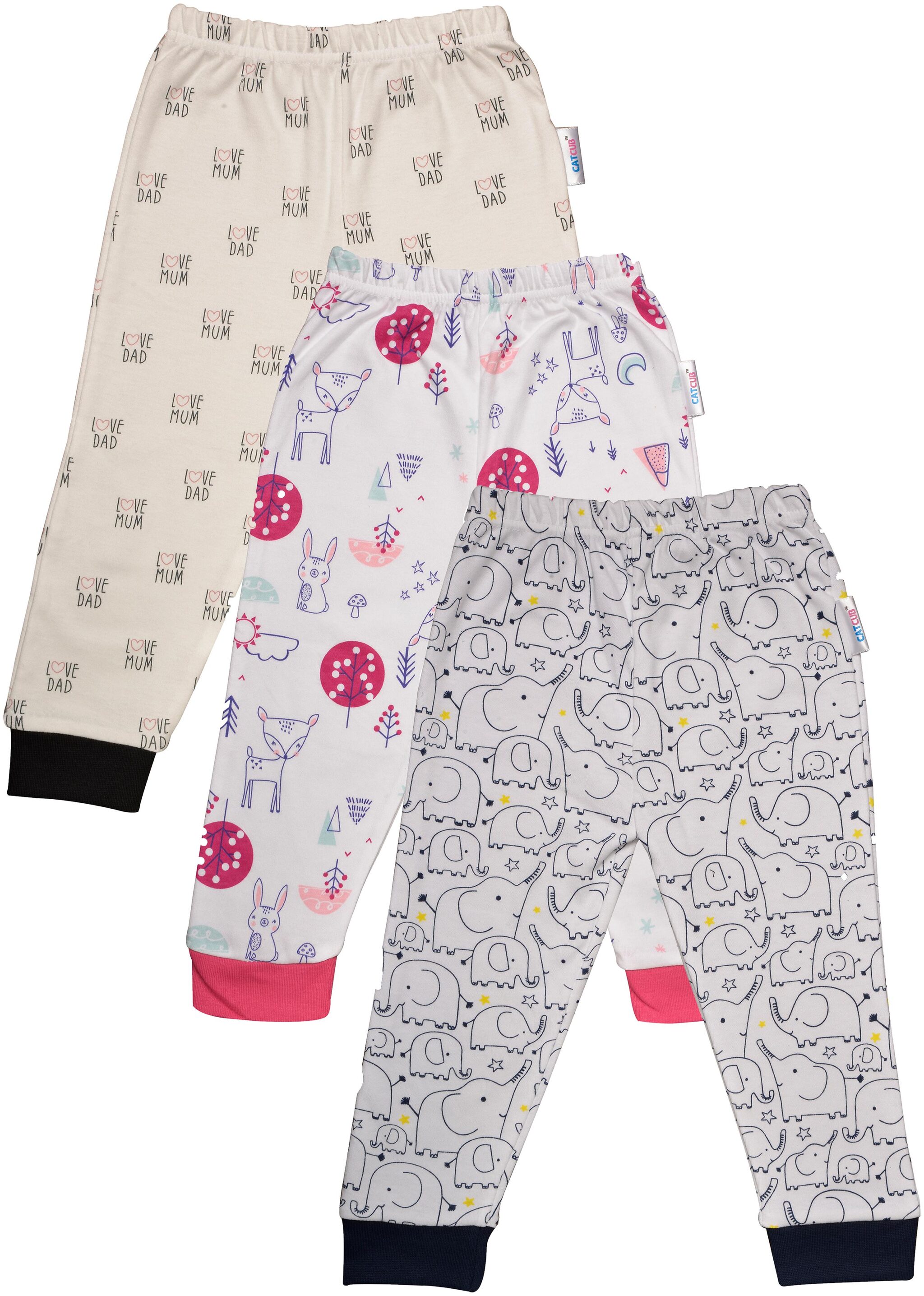 

Catcub Unisex Cotton Printed Pyjama - Multi