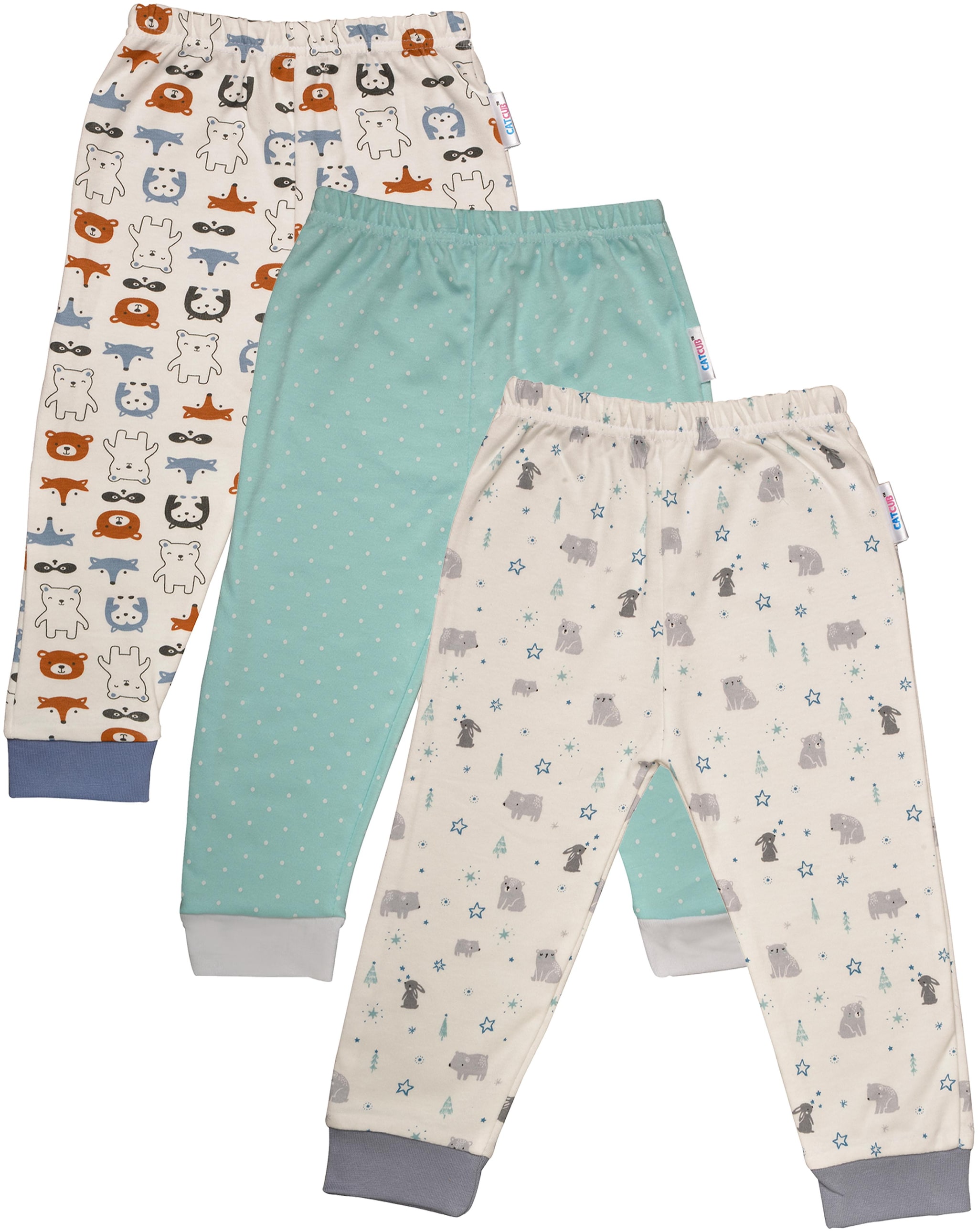

Catcub Unisex Cotton Printed Pyjama - Multi