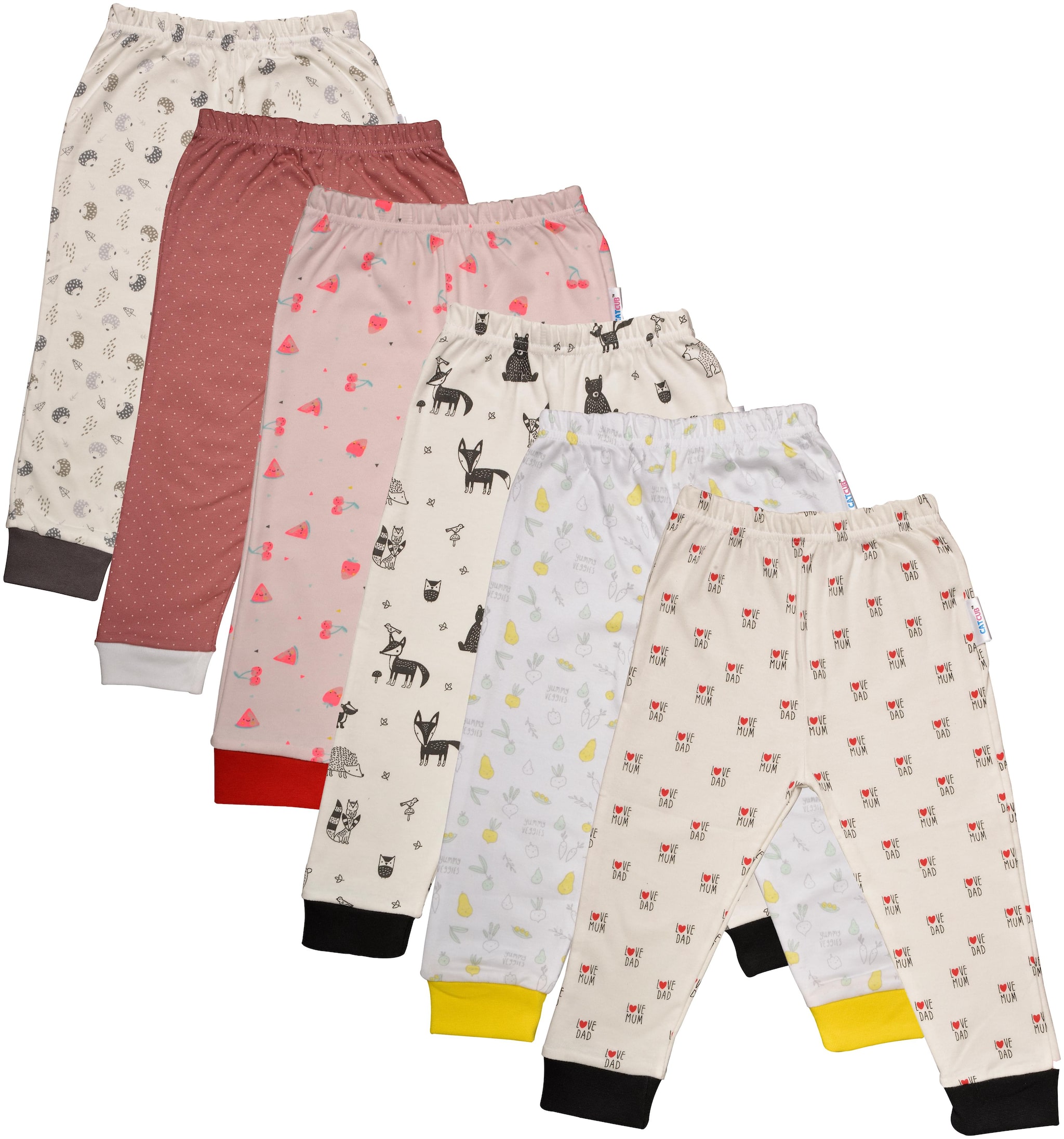 

Catcub Unisex Cotton Printed Pyjama - Multi