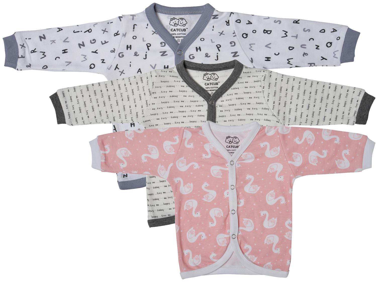 

Catcub Cotton Printed Top for Unisex Infants - Multi
