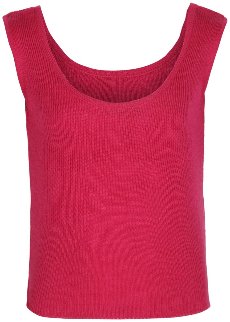 

Cayman Wool Solid Top for Baby Boy - Pink