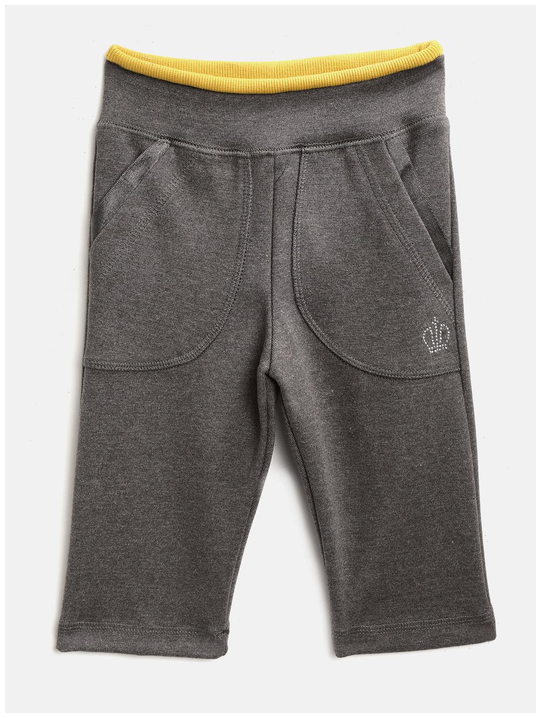 

Cayman Baby girl Cotton Solid Capri - Grey