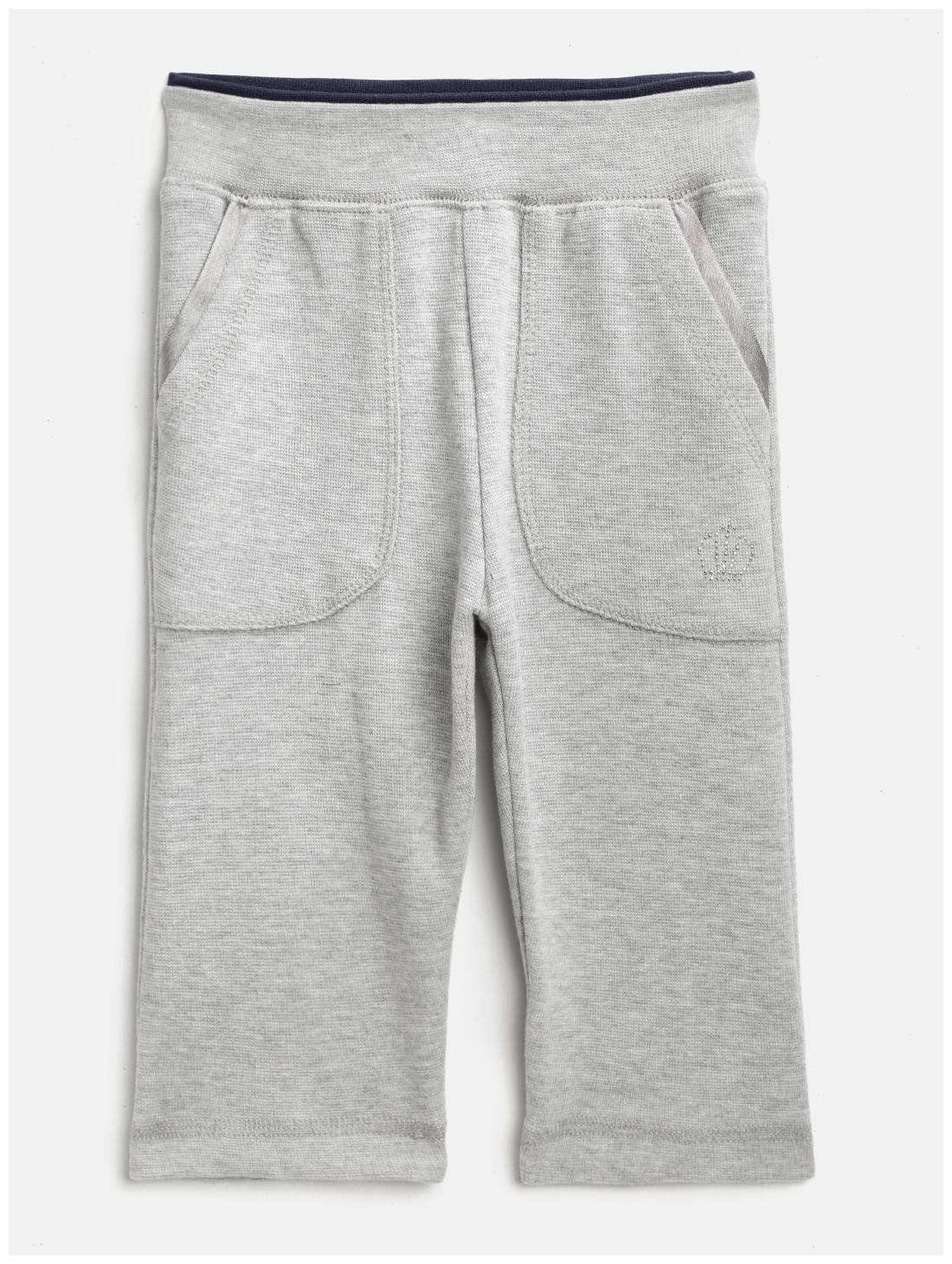 

Cayman Baby girl Cotton Solid Capri - Grey