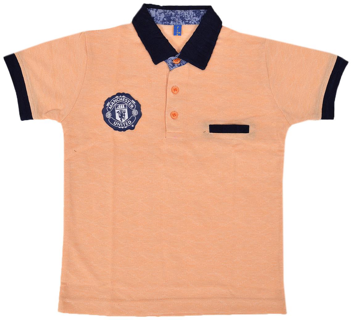 

CH CRUX HUNTER Boy Cotton Solid T-shirt - Orange