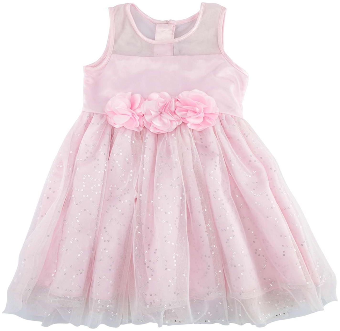 

Chalk by Pantaloons Pink Cotton Sleeveless Knee Length Princess Frock ( Pack of 1 )