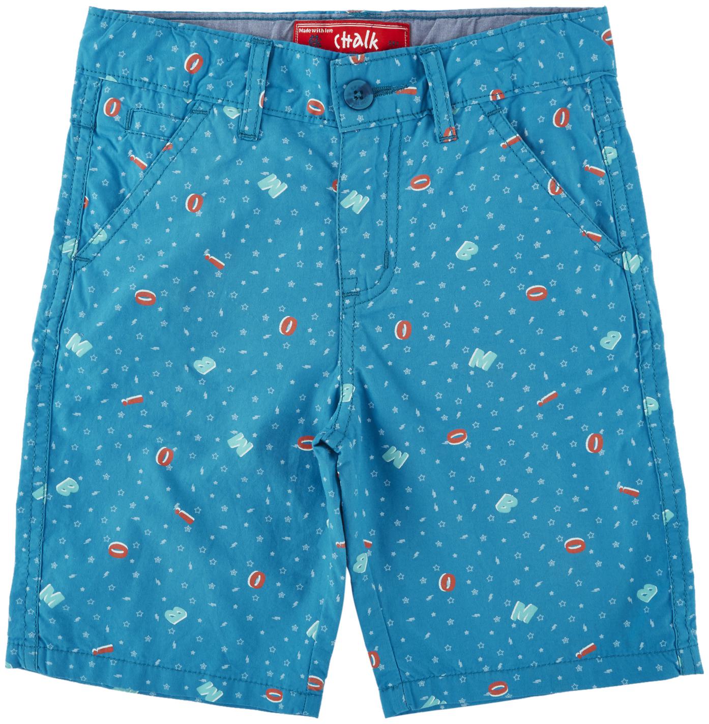 

Chalk by Pantaloons Boy Printed Shorts 3 4ths - Blue