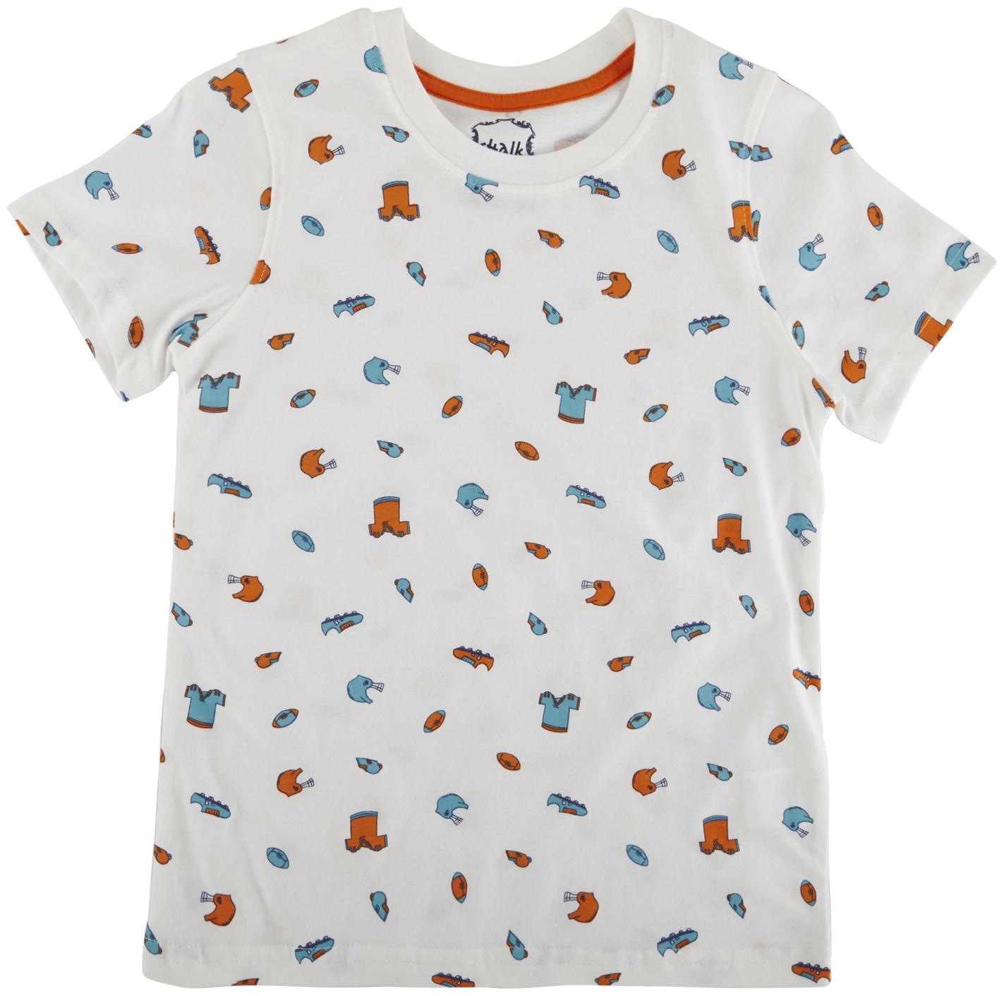 

Chalk by Pantaloons Boy Cotton Printed T-shirt - White