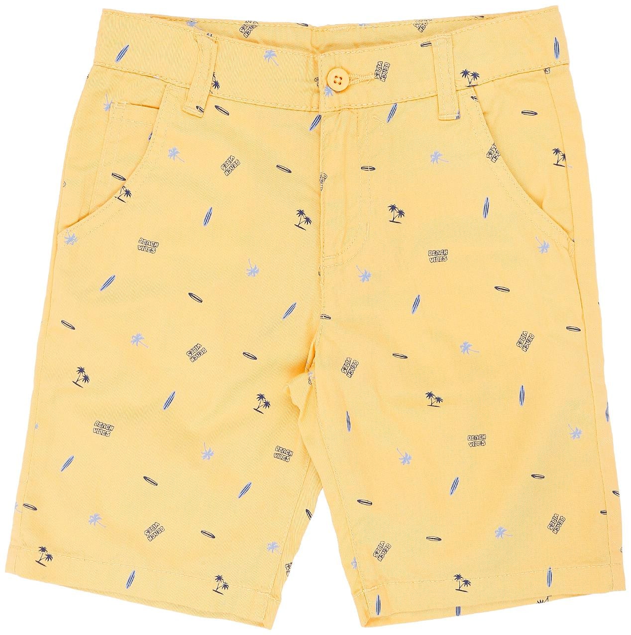 

Chalk by Pantaloons Boys Yellow Shorts