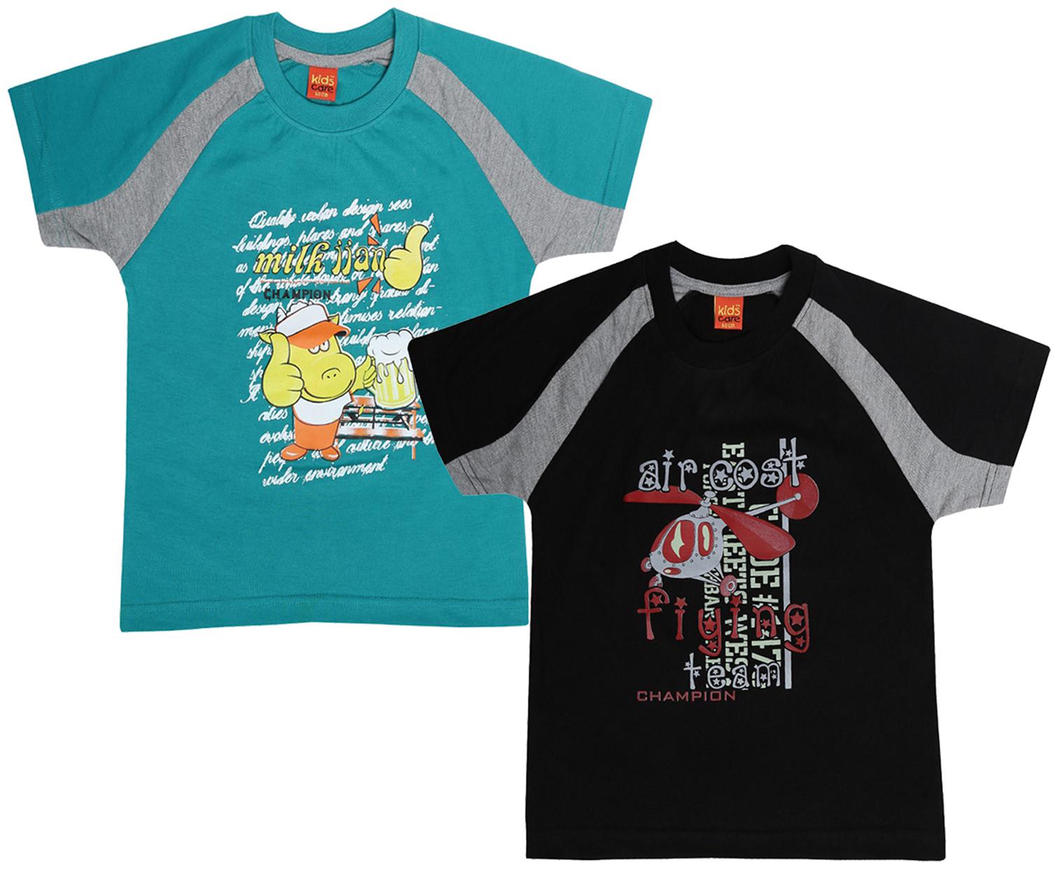 

Dollar champion kidswear Boy Cotton Printed T-shirt - Multi