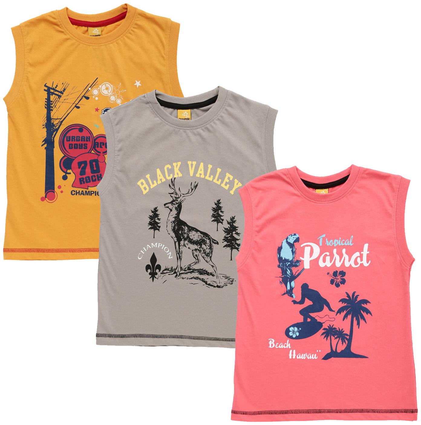 

Dollar champion kidswear Boy Cotton Printed T-shirt - Multi