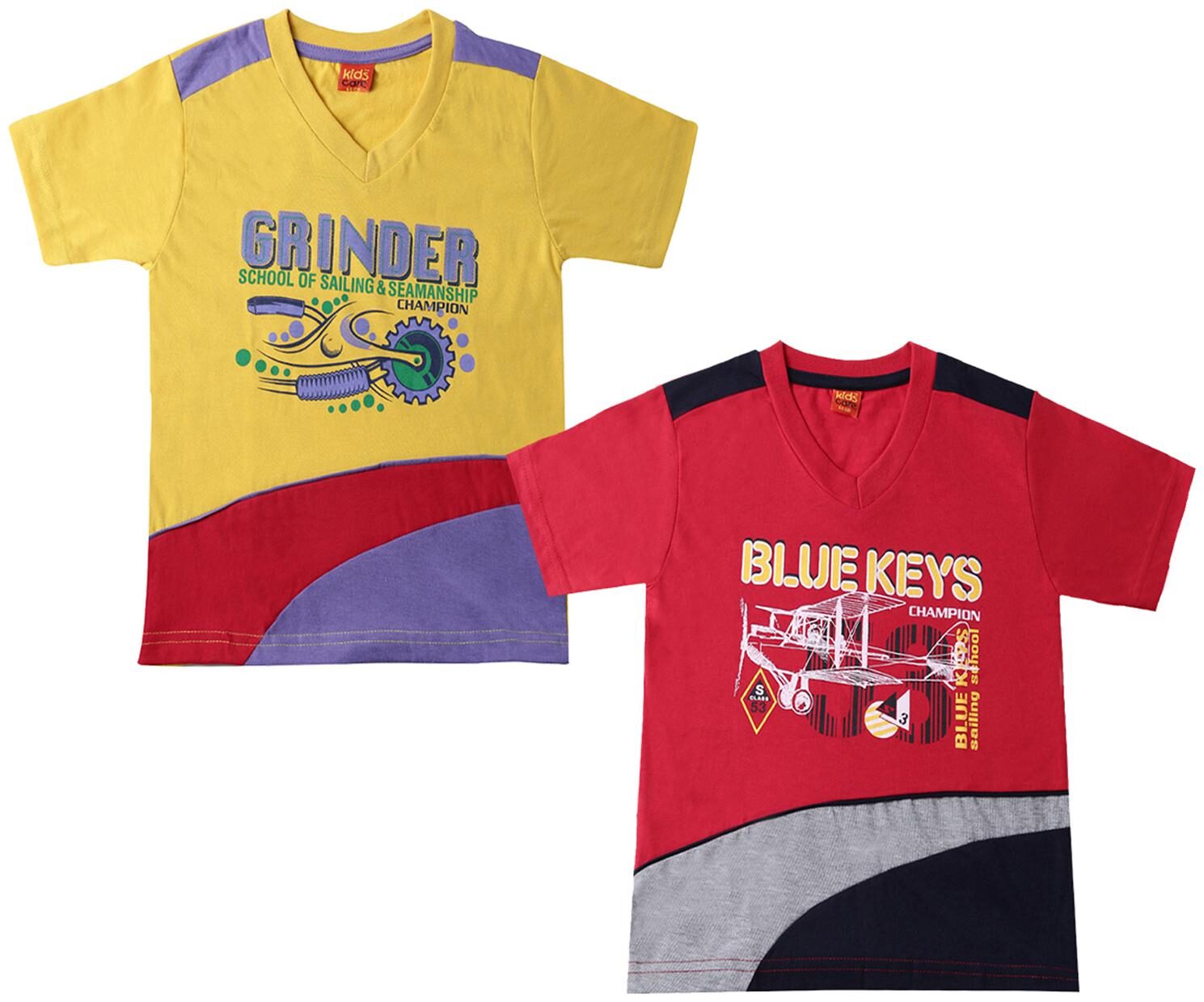 

Dollar champion kidswear Boy Cotton Printed T-shirt - Multi