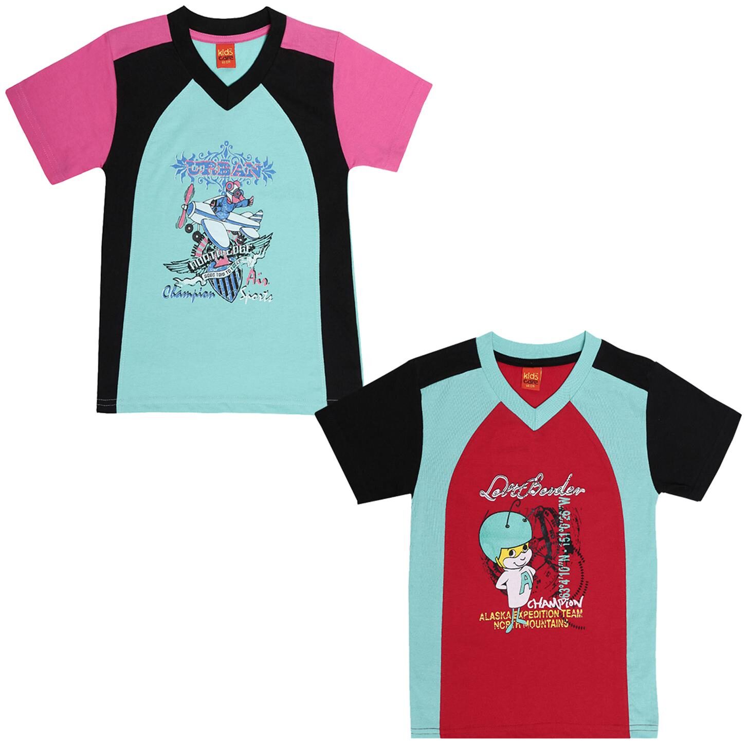 

Dollar champion kidswear Boy Cotton Printed T-shirt - Multi