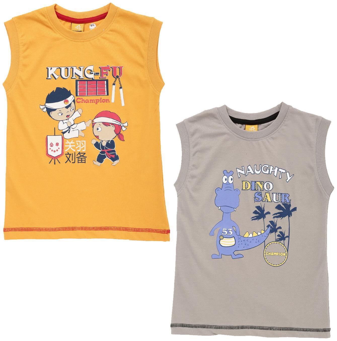 

Dollar champion kidswear Boy Cotton Printed T-shirt - Multi