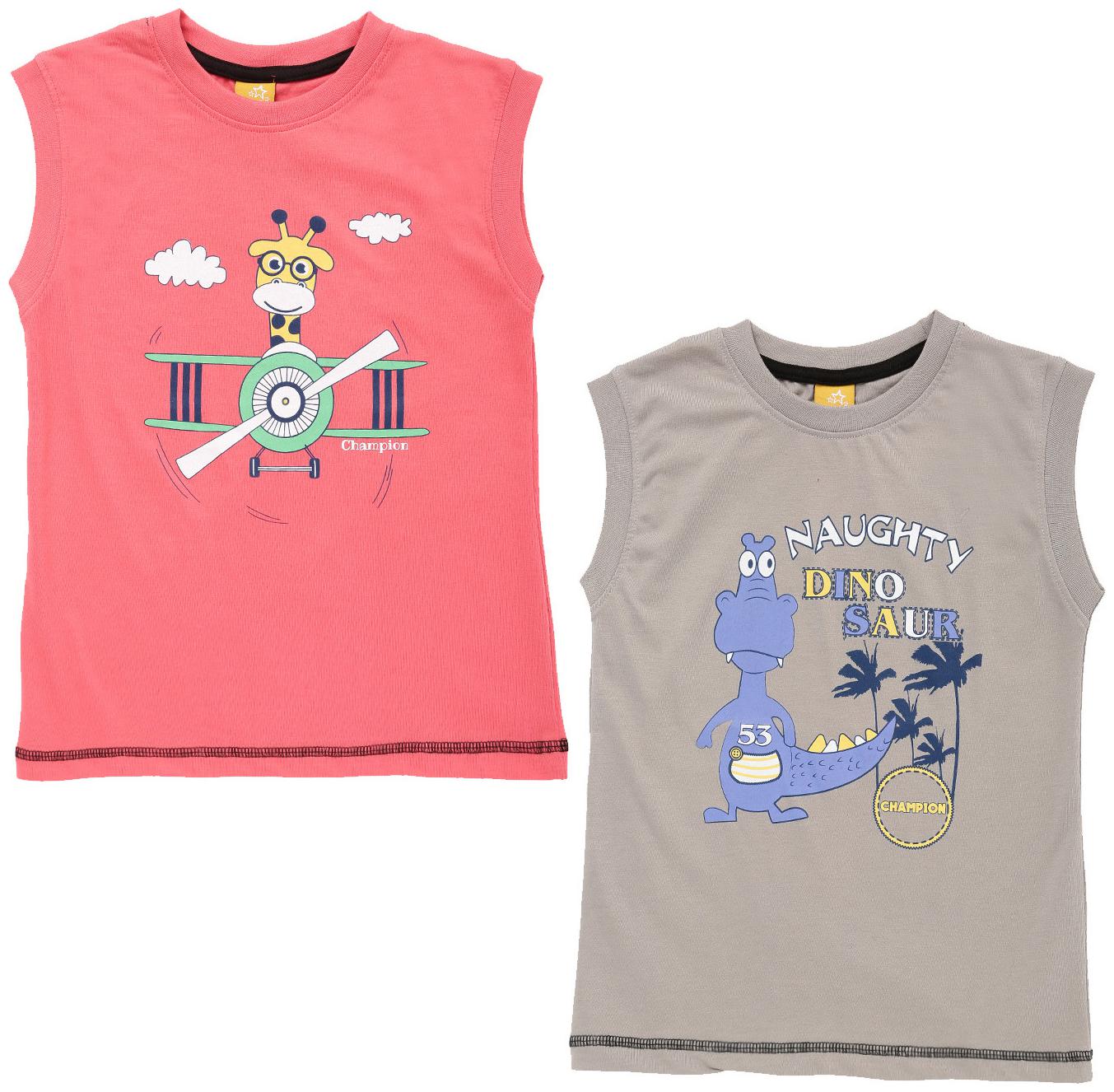 

Dollar champion kidswear Boy Cotton Printed T-shirt - Multi