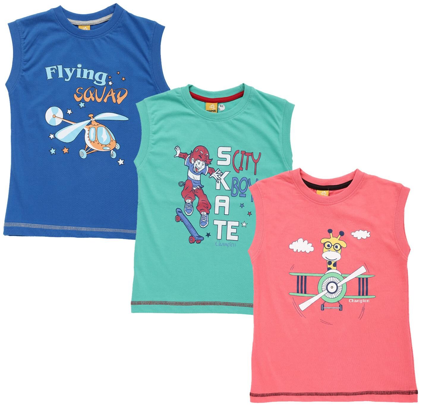 

Dollar champion kidswear Boy Cotton Printed T-shirt - Multi