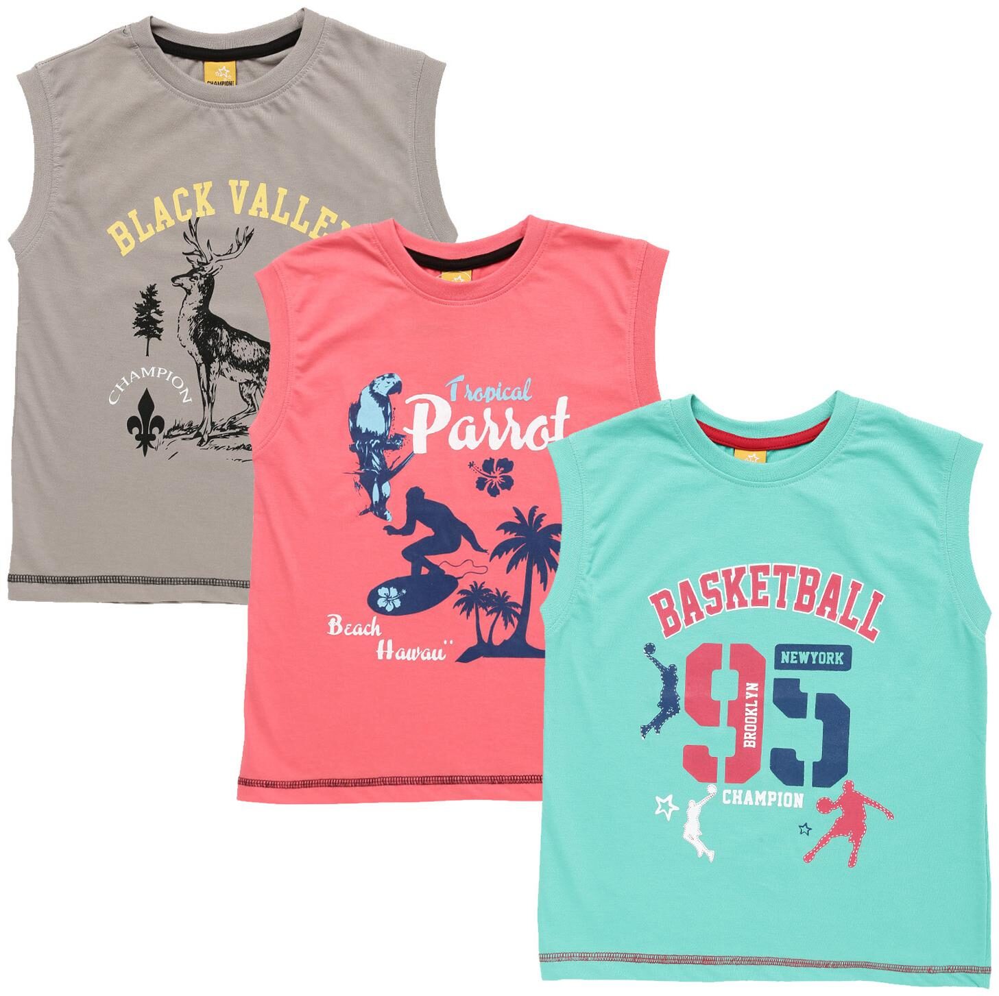

Dollar champion kidswear Boy Cotton Printed T-shirt - Multi