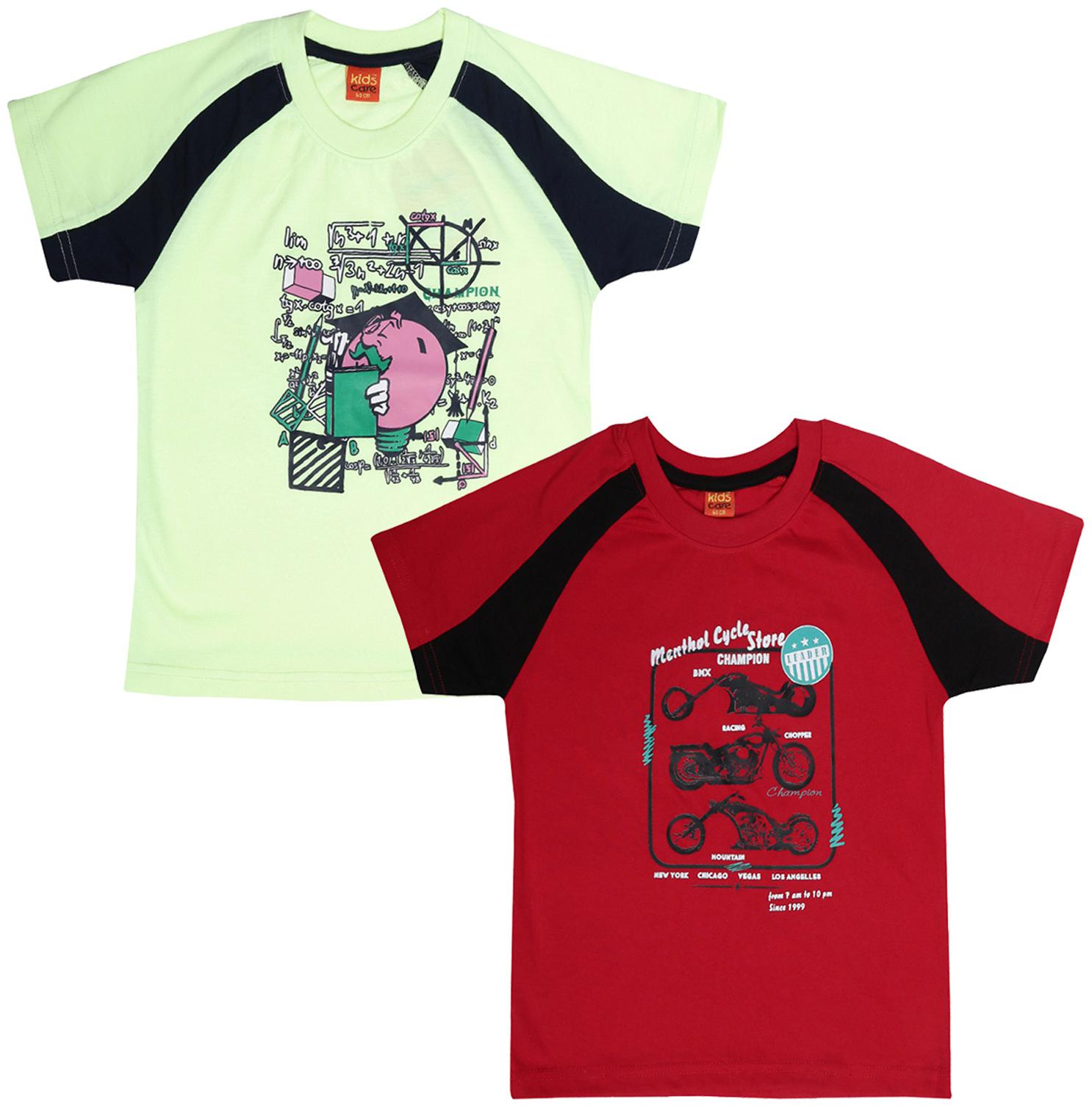 

Dollar champion kidswear Boy Cotton Printed T-shirt - Multi