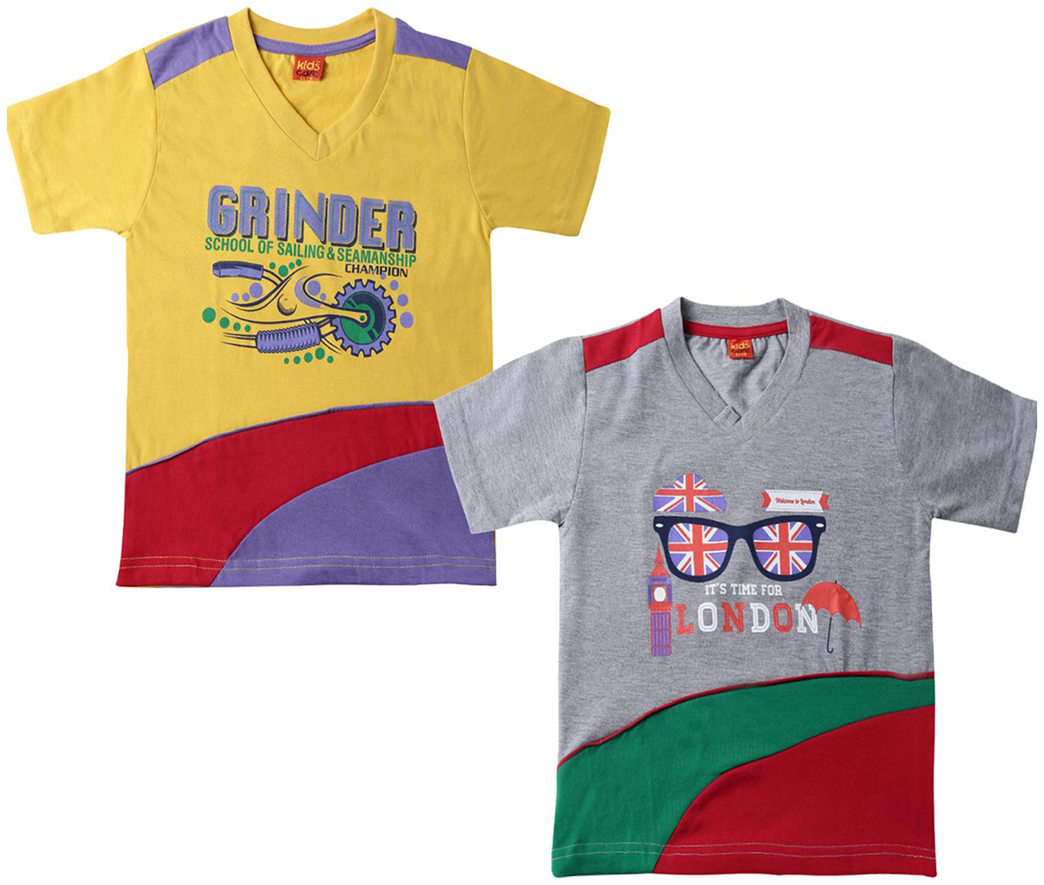 

Dollar champion kidswear Boy Cotton Printed T-shirt - Multi