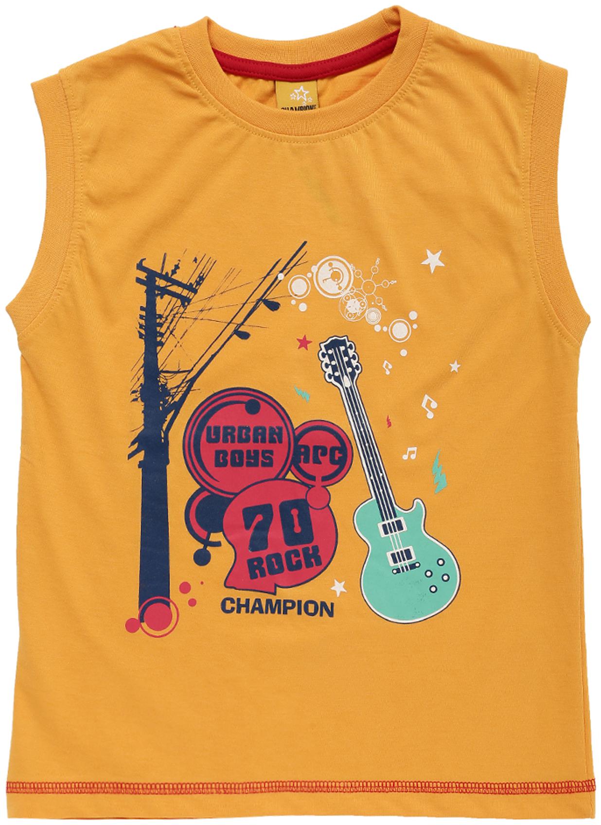 

Dollar champion kidswear Boy Cotton Printed T-shirt - Yellow